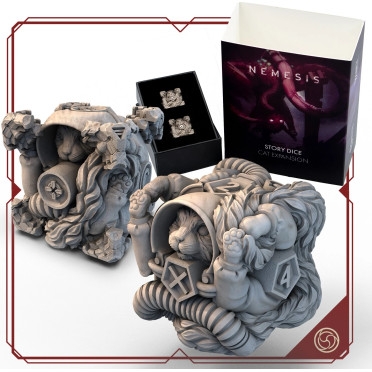 Awaken Realms Vault: Story Dice - Nemesis Space Cat Expansion (Sundrop)