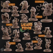 Cast n Play - Ville des Lézards - Set Complet