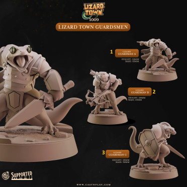 Cast n Play - Ville des Lézards - Gardes