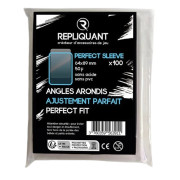 Perfect Sleeves Repliquant - Angles Arrondis - 64 x 89 mm