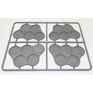 Plastic Bases Set 8 - Skirmish Movement Trays for 25mm Round Bases