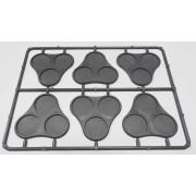 Plastic Bases Set 9 - Skirmish Movement Trays for 25mm Round Bases