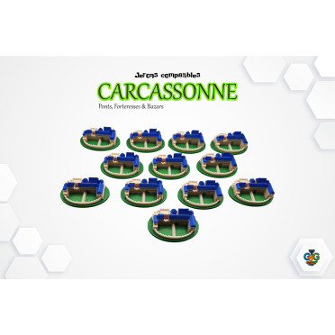 Castles compatible with Carcassonne Expansion 8: Bridges, castles & Bazaars