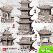 Txarli - Décors Fantasy - oriental buildings
