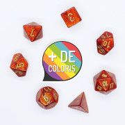 Set de 7 Mini Dés JDR Chessex : Scarab