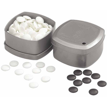 Pierres de Go en Verre - Noir et Blanc - Professionnel