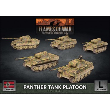 Flames of War - Panther Tank Platoon