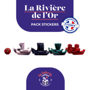 La Rivière de l'Or - Pack de stickers