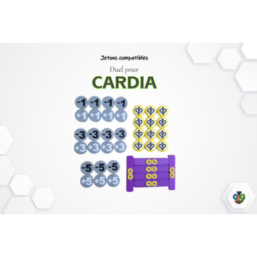 Amélioration des jetons compatibles Duel pour Cardia
