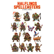 Skinny Minis - Halfling Spellcasters