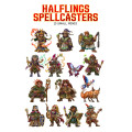 Skinny Minis - Halfling Spellcasters 0
