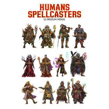 Skinny Minis - Human Spellcasters