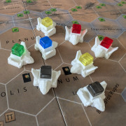 Vaisseaux 3D compatibles avec Terraforming Mars : Colonies