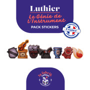 Pack de stickers compatible avec Luthier