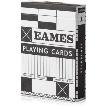 Cartes à jouer Art of Play - Eames "Starburst": Black