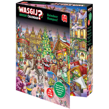 Puzzle Wasgij Christmas - Calendrier de l'Avent - Les rênes sont lâchées !