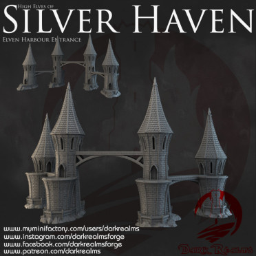 Dark Realms - Silver Haven - Entrée du port haut elfe