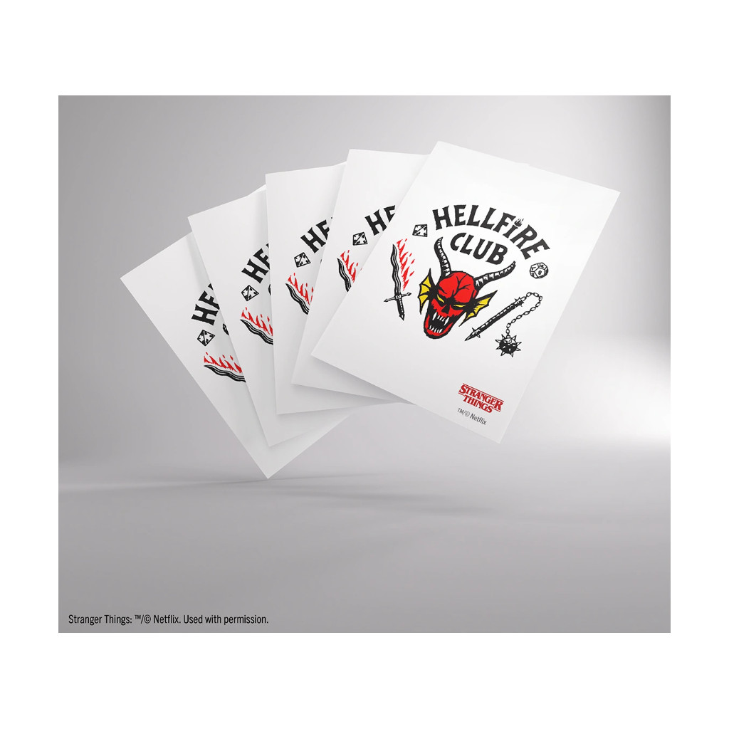 stranger things card sleeves Gamegenic Premium Art Sleeves - Standard Size - 50ct - Stranger Things:  Hellfire Club main image 1