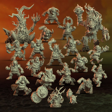 Halflings team - Infernal Forks (full team)