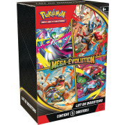 Pokémon : Lot de 6 Boosters Méga-Evolution