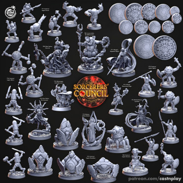 Cast n Play - Le Conseil des Sorciers - Set Complet