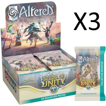Bundle 3 Displays Seeds of Unity et 3 Boosters Collector
