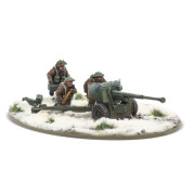 Bolt Action - British - 6 pdr Anti-tank Gun with British Infantry (Winter) Crew