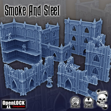 Forbbiden Prints - Medium WTC Smoke & Steel Bundle