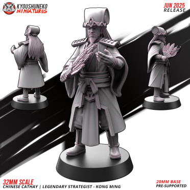 Kyoushuneko Miniatures - Chinese Empire - Legendary Strategist Kong Ming