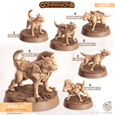 Cast n Play - Cornelia's Companions - Dog- Terrix