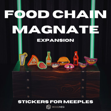 Autocollants compatibles avec Food Chain Magnate Expansion