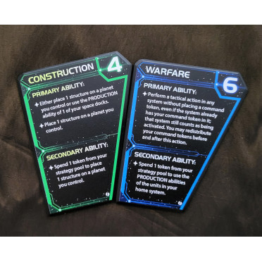 Cartes de stratégie révisées de Twilight Imperium | Thunder's Edge