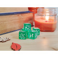 Set of 4 D6s- Gelatinous Cube 1