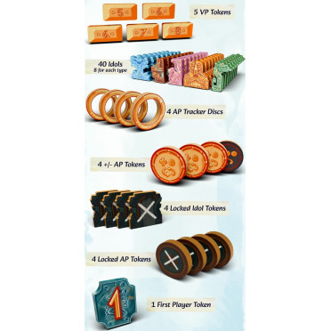 Ice and Idols: Deluxe Wooden Components