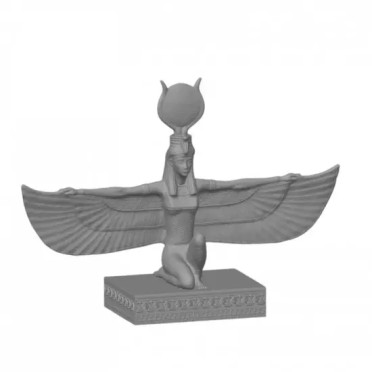 Décors wargame désert - Statue déesse ailée