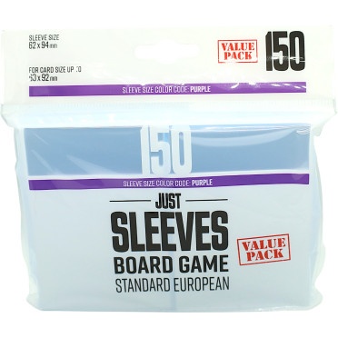 Gamegenic - 150 Just Sleeves - Standard European