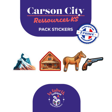 Carson City KS Ressources - Pack de Stickers