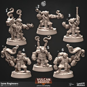 Cast n Play - Nains Volcaniques - Ingénieurs de Lave