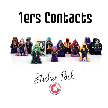Set d’autocollants pour 1ers Contacts