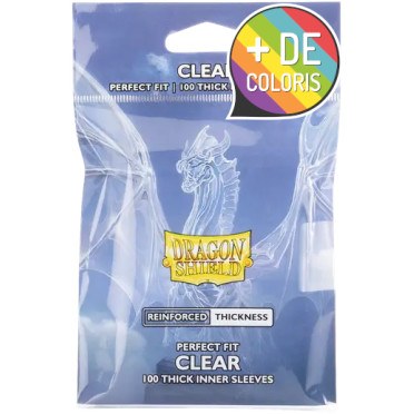 100 Dragon Shield Perfect Fit - Thick Inner Sleeves