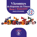 Vicomtes du Royaume de l'Ouest & extension - Pack de stickers 0