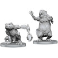 Pathfinder Battles Deep Cuts Unpainted Miniatures: Boggard Scout & Castoroides 0