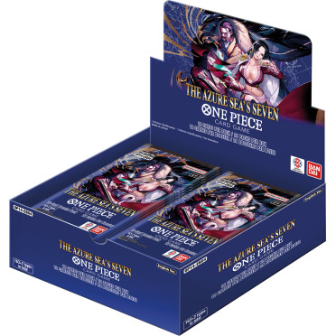 One Piece The Card Game - The Azure Sea Seven - 24 Boosters Display