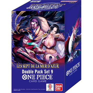 One Piece Le Jeu de Cartes - Les Sept de la Mer d'Azur - Boite de 8 Boosters Double Pack
