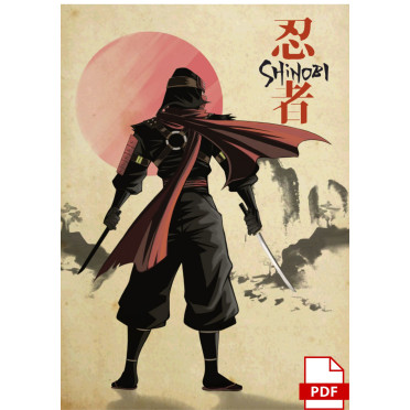 Shinobi - Extension pour Ronin - JDR Solo - PDF
