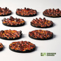 Molten Lava Bases, Round 25mm (x10) 3