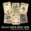 Bicycle Paris Back Playing Cards - Bleu 1889 1