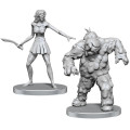Pathfinder Battles Deep Cuts Unpainted Miniatures: Mudwretch & Buso 0