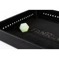 Blacklight Dice Tray with d20: Black 2