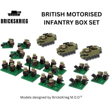 Brickskrieg - British Motorised Infantry Box Set